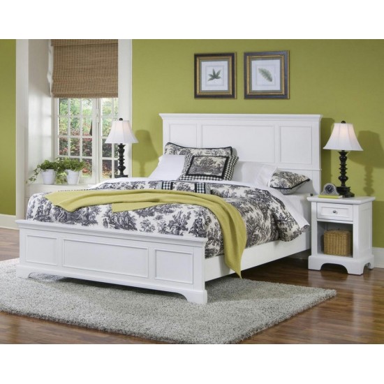 Century Queen Bed and Nightstand by homestyles, 5530-5013