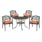 Sanibel 5 Piece Outdoor Dining Set by homestyles, 6655-308C