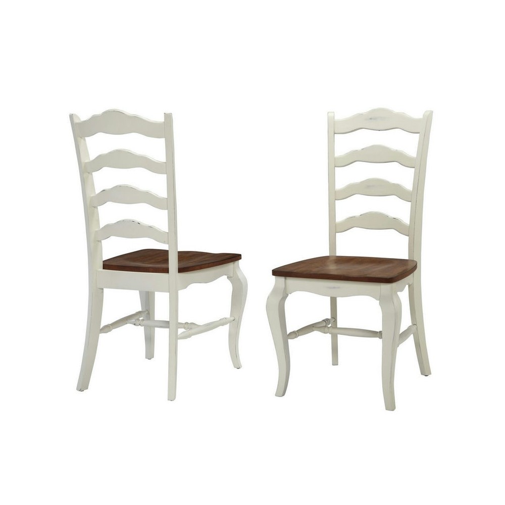 French Countryside Dining Chair Pair by homestyles, Off-White