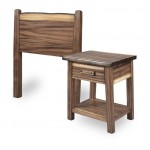 Forest Retreat Twin Bed and Nightstand by homestyles