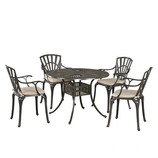 Grenada 5 Piece Outdoor Dining Set by homestyles, 6661-308C
