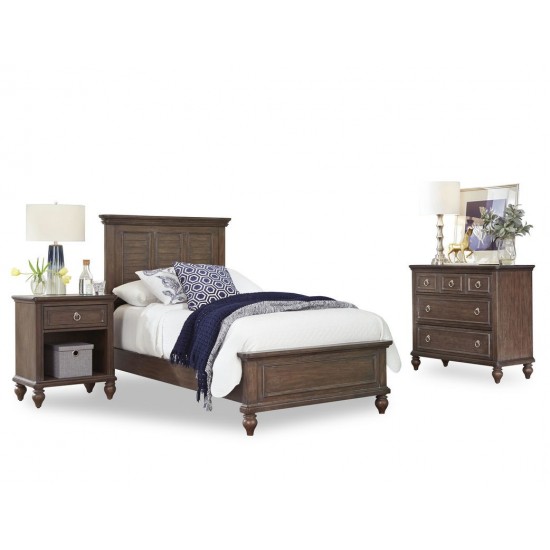 Marie Twin Bed, Nightstand and Chest by homestyles