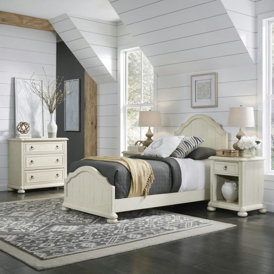 Chambre Twin Bed, Nightstand and Chest by homestyles