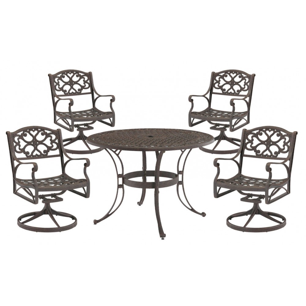 Sanibel 5 Piece Outdoor Dining Set by homestyles, 6655-325