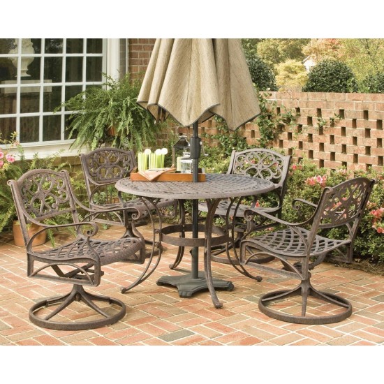 Sanibel 5 Piece Outdoor Dining Set by homestyles, 6655-325