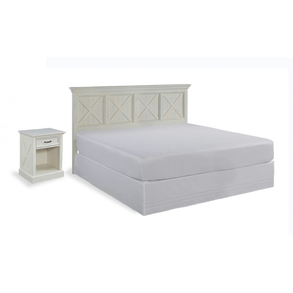 Bay Lodge King Headboard and Nightstand by homestyles
