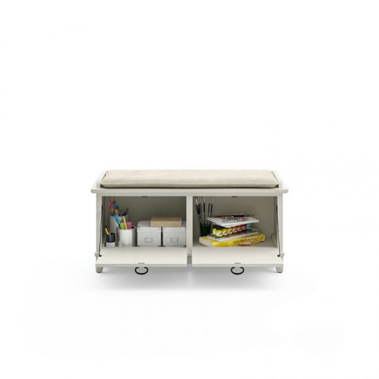 Lloyd Storage Bench by homestyles, Off-White