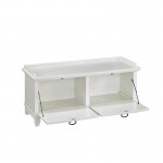 Lloyd Storage Bench by homestyles, Off-White