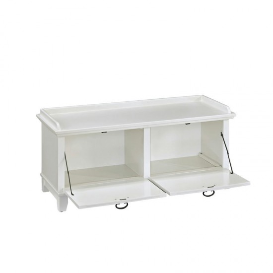 Lloyd Storage Bench by homestyles, Off-White