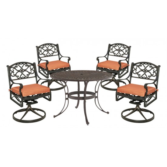 Sanibel 5 Piece Outdoor Dining Set by homestyles, 6655-305C