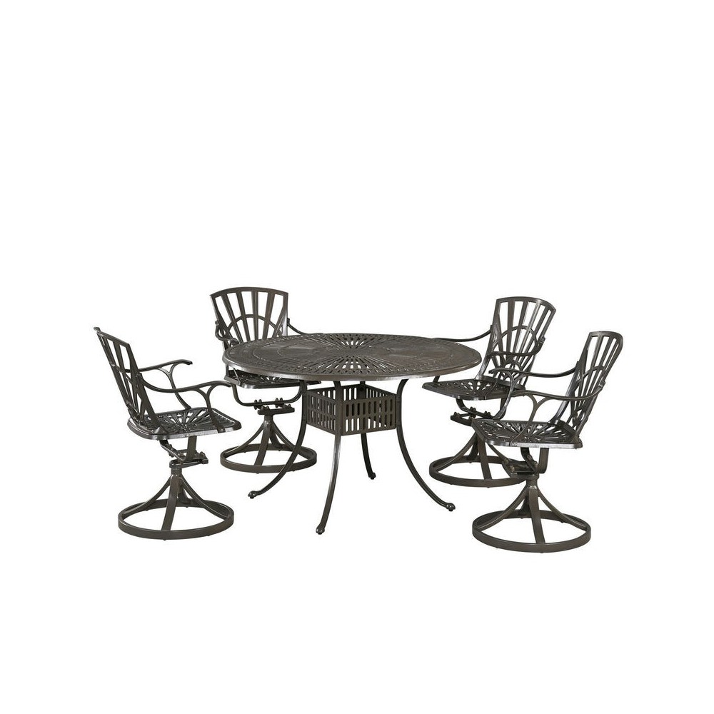 Grenada 5 Piece Outdoor Dining Set by homestyles, 6661-325