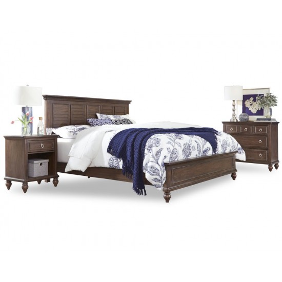 Marie King Bed, Nightstand and Chest by homestyles