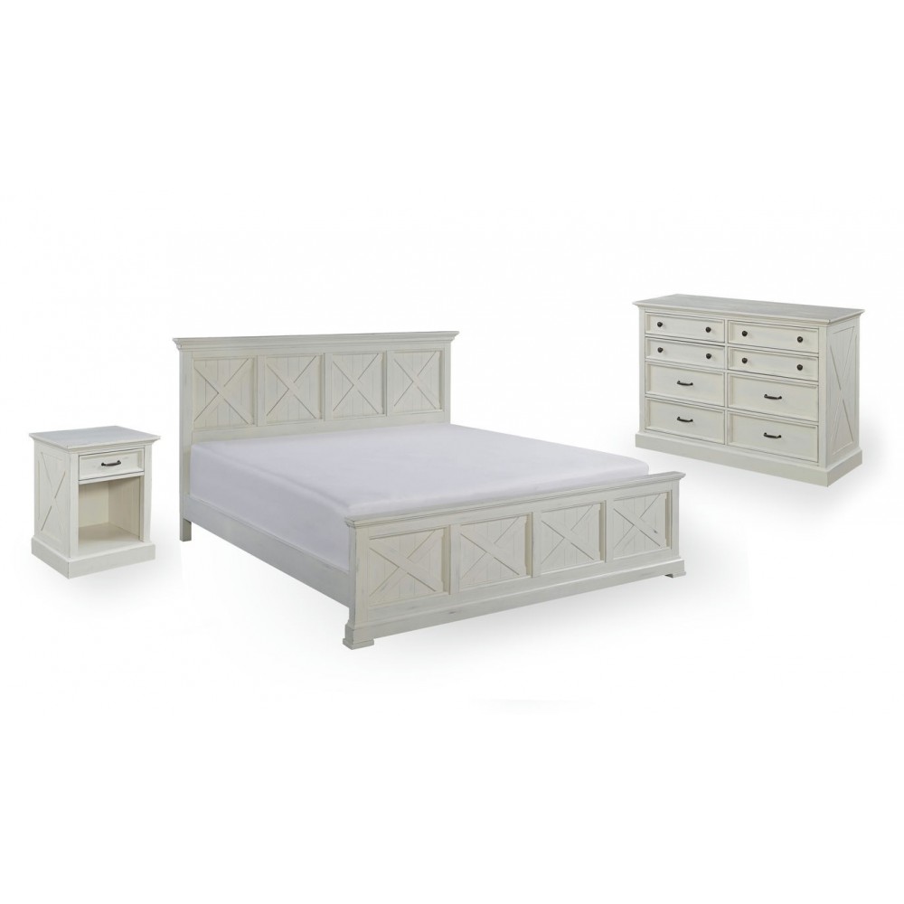 Bay Lodge King Bed, Nightstand and Chest by homestyles