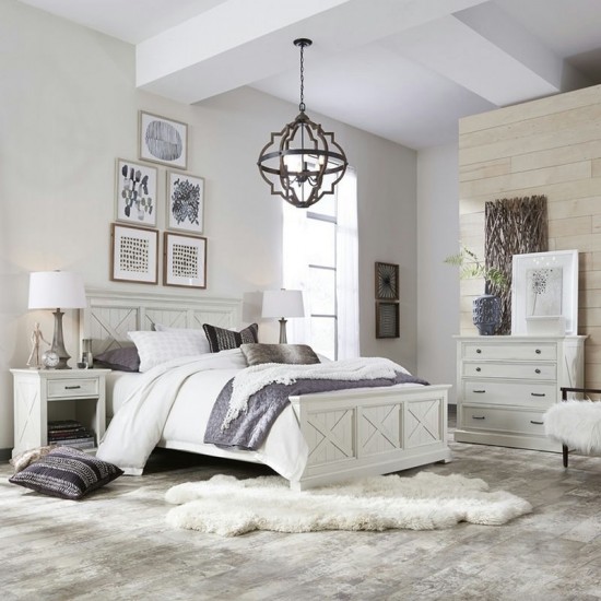 Bay Lodge Queen Bed, Nightstand and Chest by homestyles