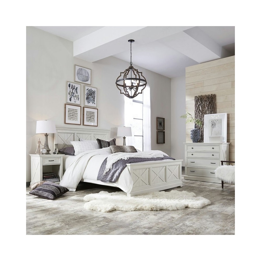 Bay Lodge Queen Bed, Nightstand and Chest by homestyles