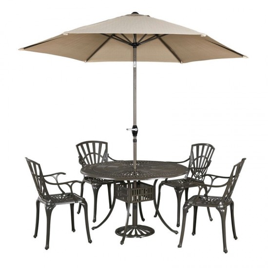 Grenada 6 Piece Outdoor Dining Set by homestyles, 6661-3286