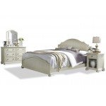 Chambre King Bed, Nightstand and Dresser with Mirror by homestyles