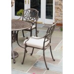 Capri Outdoor Chair Pair by homestyles, Taupe