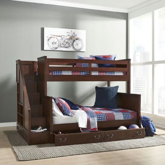 Aspen Twin Over Full Bunk Bed by homestyles, 5520-56D