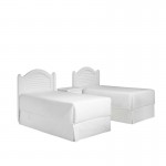 Penelope Two Twin Headboards and Nightstand by homestyles