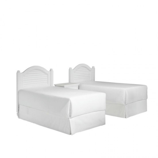 Penelope Two Twin Headboards and Nightstand by homestyles