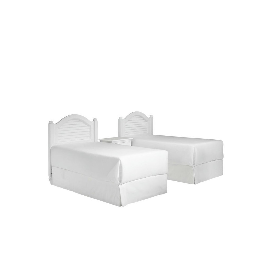 Penelope Two Twin Headboards and Nightstand by homestyles