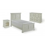 Bay Lodge Twin Bed, Nightstand and Chest by homestyles