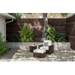 Palm Springs Outdoor Side Table, Arm Chair and Ottoman by homestyles