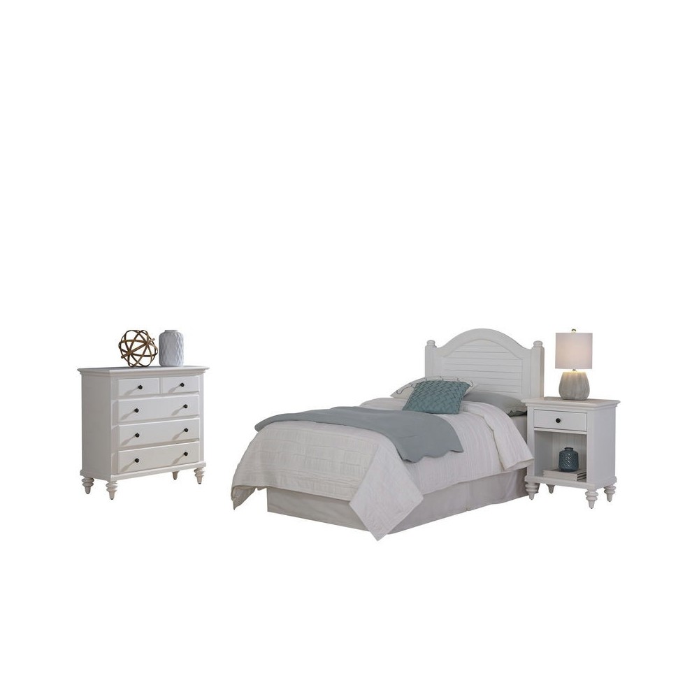 Penelope Twin Headboard, Nightstand and Chest by homestyles