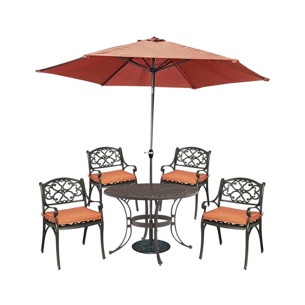 Sanibel 6 Piece Outdoor Dining Set by homestyles, 6655-3086C