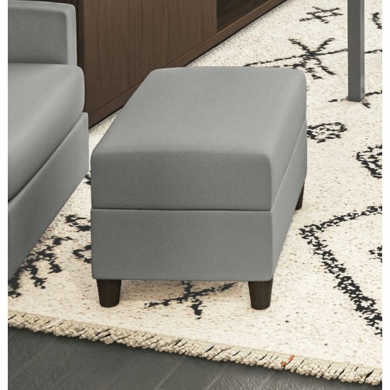 Blake Ottoman by homestyles, Gray