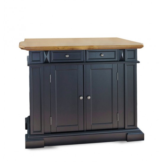 Americana Kitchen Island by homestyles, Black