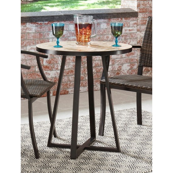 Panama Outdoor Bistro Table by homestyles, Brown