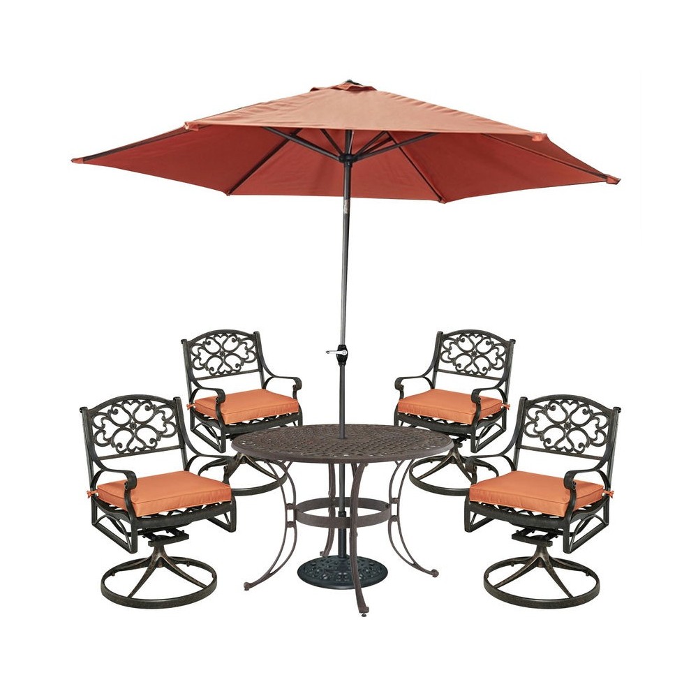 Sanibel 6 Piece Outdoor Dining Set by homestyles, 6655-3256C