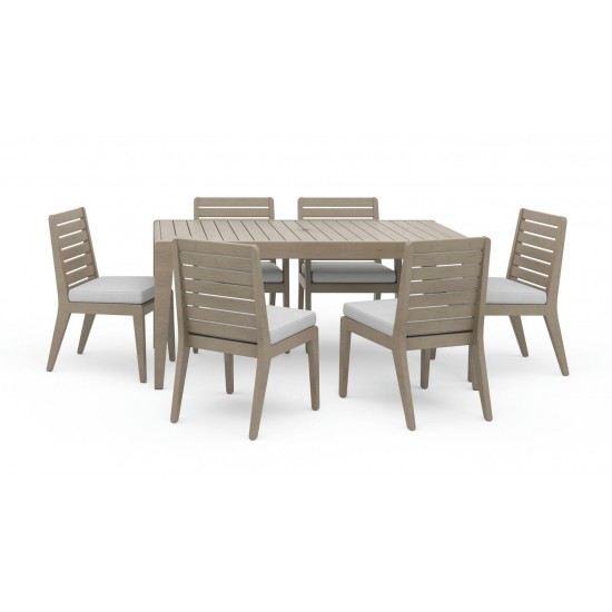 Sustain Outdoor Dining Table and Six Chairs by homestyles, 5675-31-80S