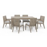 Sustain Outdoor Dining Table and Six Chairs by homestyles, 5675-318180Q