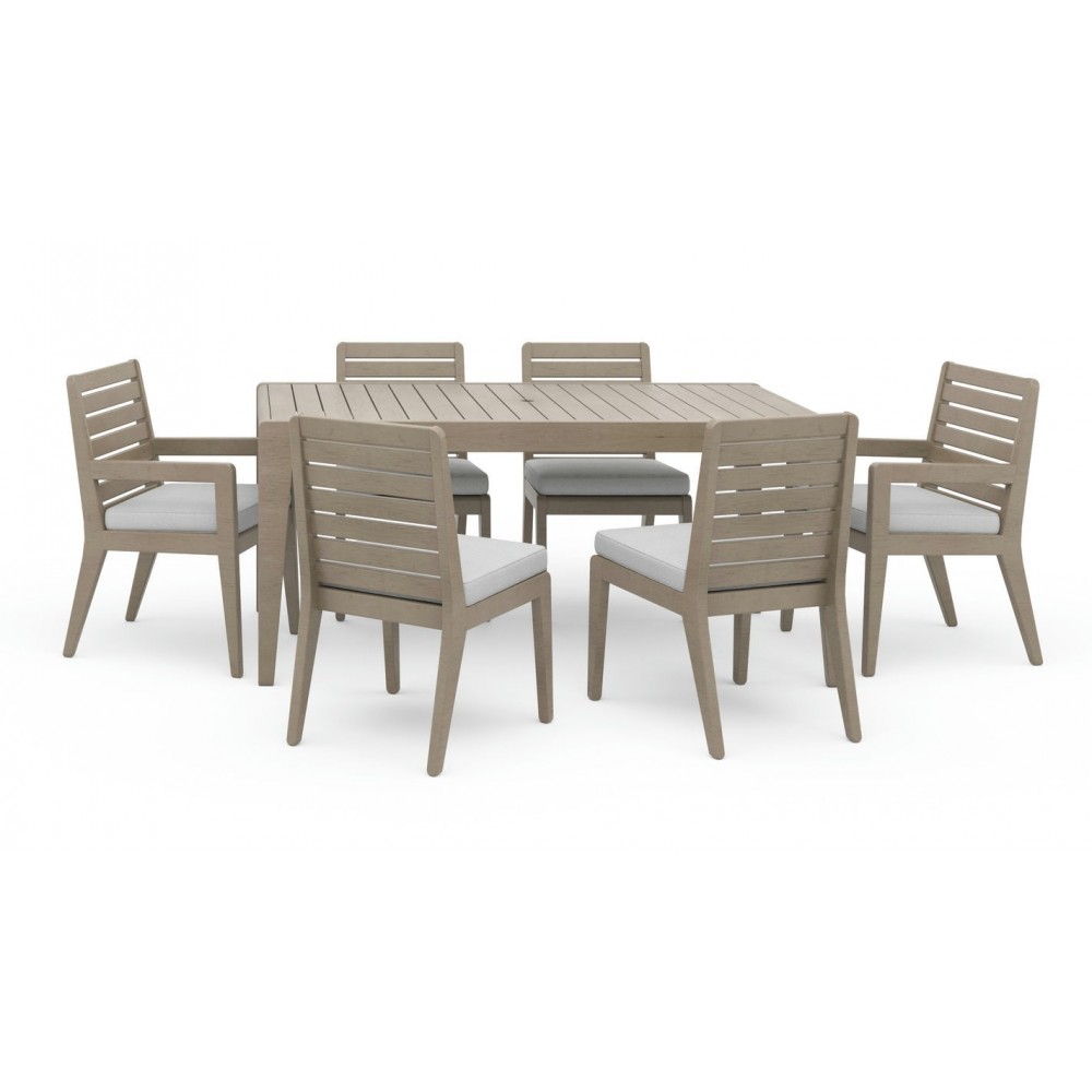Sustain Outdoor Dining Table and Six Chairs by homestyles, 5675-318180Q