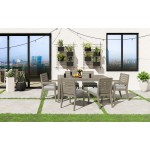 Sustain Outdoor Dining Table and Six Chairs by homestyles, 5675-318180Q