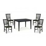 Lloyd 5 Piece Dining Set by homestyles, Black