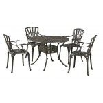 Grenada 5 Piece Outdoor Dining Set by homestyles, 6661-308