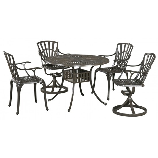 Grenada 5 Piece Outdoor Dining Set by homestyles, 6661-3058
