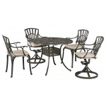 Grenada 5 Piece Outdoor Dining Set by homestyles, 6661-3058C