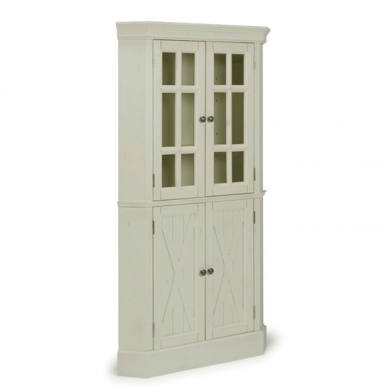 Bay Lodge Corner China Cabinet by homestyles