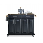 Dolly Madison Kitchen Cart by homestyles, Black