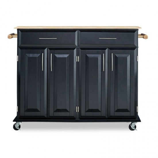 Dolly Madison Kitchen Cart by homestyles, Black