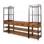 Modern Craftsman Media Stand by homestyles