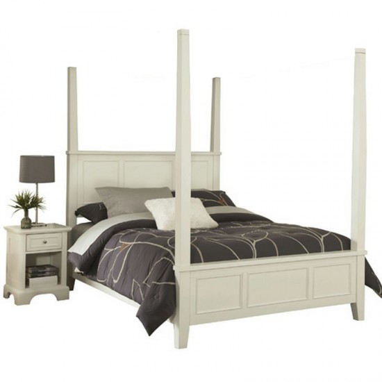 Century Queen Bed and Nightstand by homestyles, 5530-5202