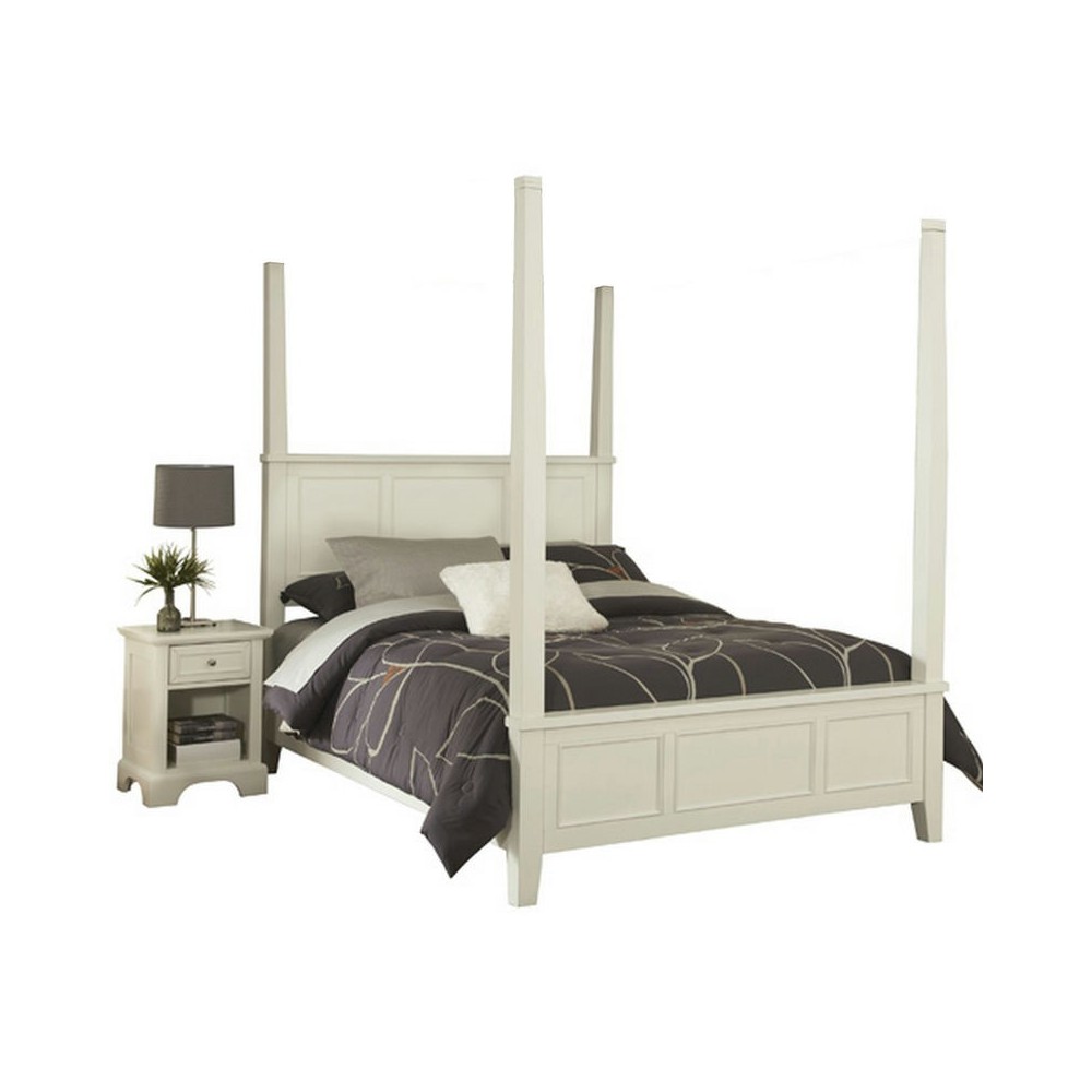 Century Queen Bed and Nightstand by homestyles, 5530-5202