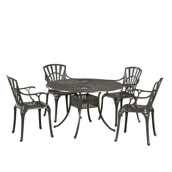 Grenada 5 Piece Outdoor Dining Set by homestyles, 6661-328