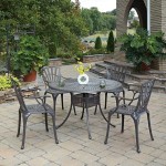 Grenada 5 Piece Outdoor Dining Set by homestyles, 6661-328